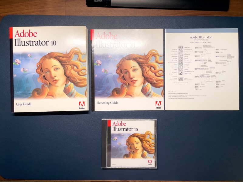 Adobe Illustrator 10, Educational Version, Apple Mac OS with Serial Number