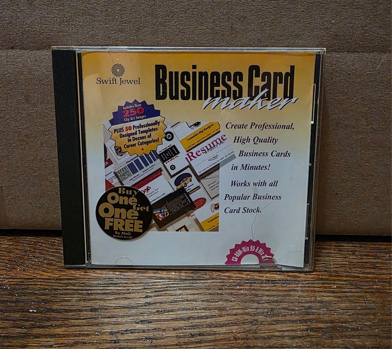 Swift Jewel Buisness Card Maker CD