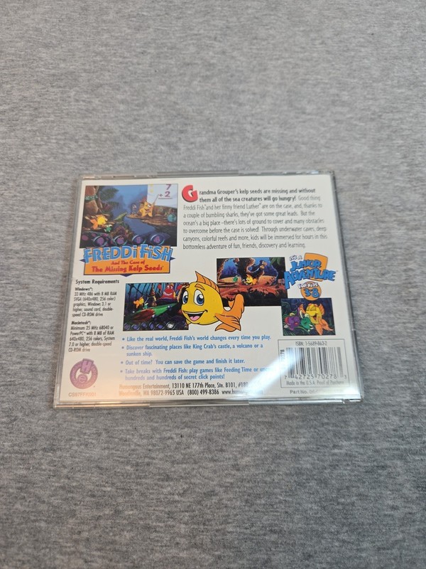 Freddi Fish & The Case Of The Missing Kelp Seeds, PC CD-ROM Windows/Mac gallery