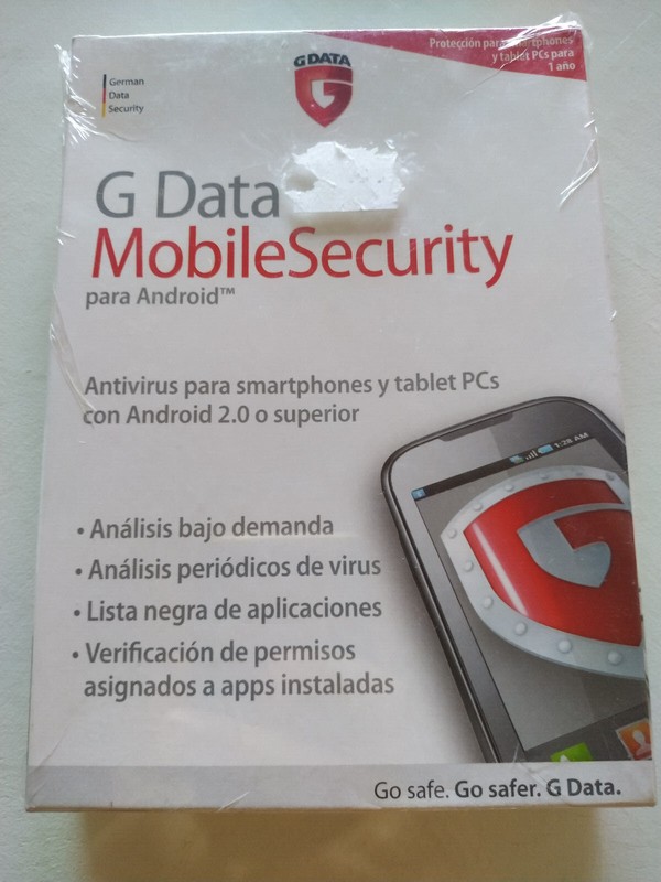 G Data Mobile Security Android Tablet – 1 Pc + 1 Año – Activation License Key Am
