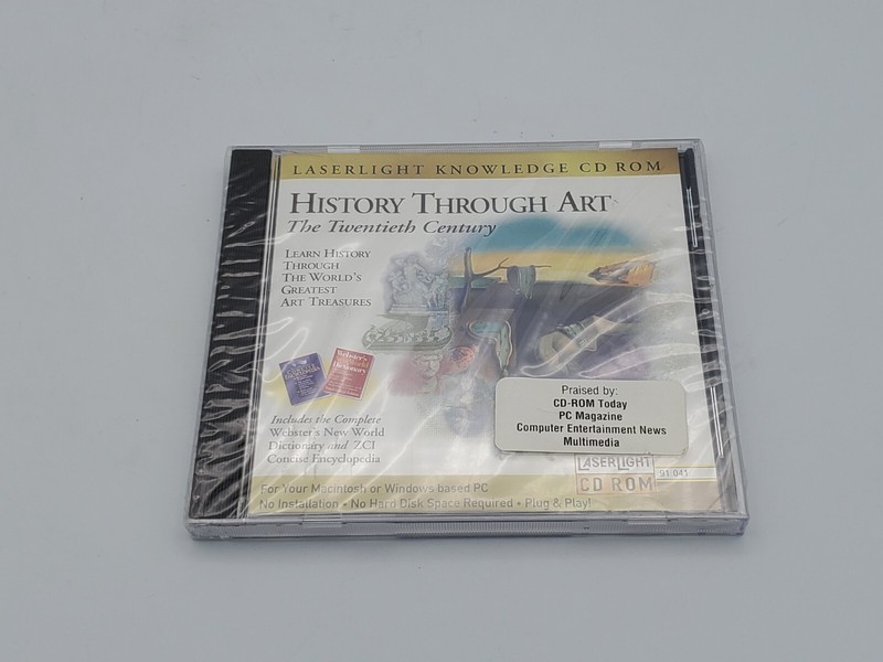 History Through Art CD ROM Twentieth (20th) Century - Zane Publishing - New