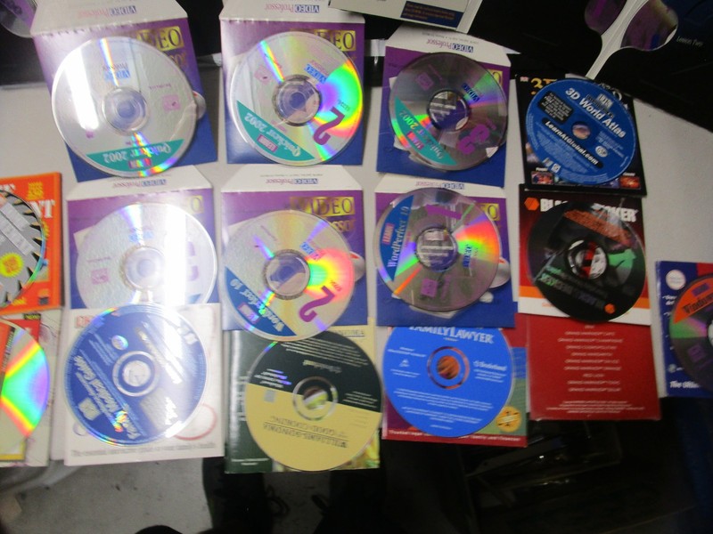 Computer Cd-Rom Lot 20+ Discs Dictionary Atlas Home Depot Video Professor gallery