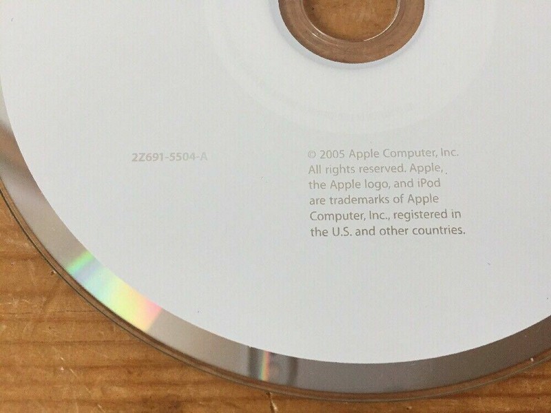 2005 Mac Macintosh iPod Music MP3 Player Software Set Up Instructions CD-ROM gallery
