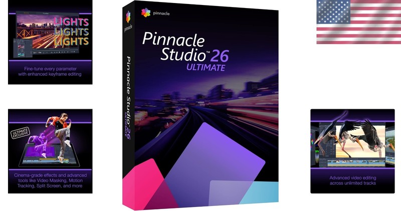 Pinnacle Studio 26 Ultimate: Pro-Level Video Editing & Screen Recording Software gallery