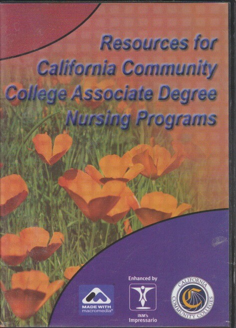 Resources California Community College Associate Degree Nursing Programs PC CD