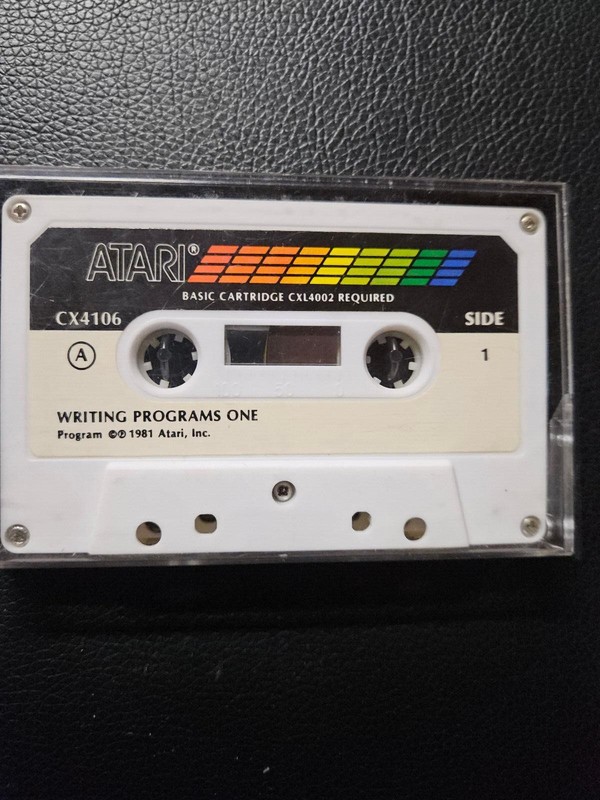 WRITING PROGRAM ONE Cassette by Atari for Atari 400