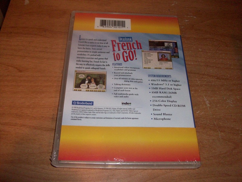 (2) American Heritage Children's Dictionary + Pulitzer French To Go CD ROM NEW gallery