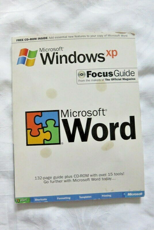 Official magazine Microsoft word focus guide 132 page + CD ROM by future publish
