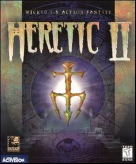 Heretic II 2 w/ Manual PC CD magical shooter shooter magic spells wizard game!