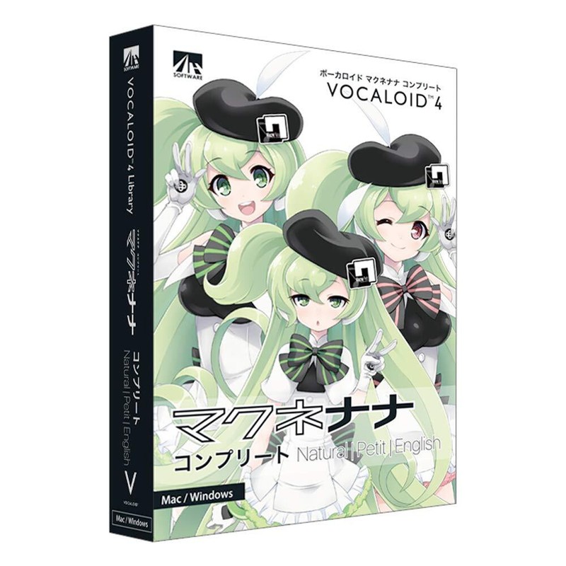 VOCALOID 4 Macnenana Complete Natural Petit English Windows,Macintosh SAHS-41019