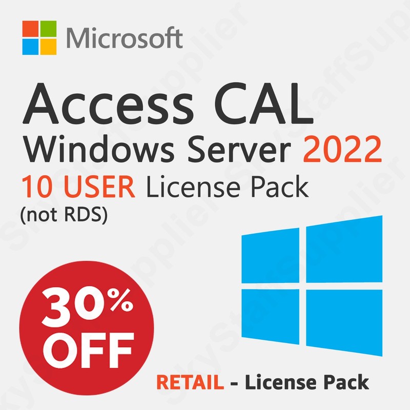 Microsoft Windows Server 2022 - 10 USER Access CALs PACK [not RDS] BRAND NEW gallery