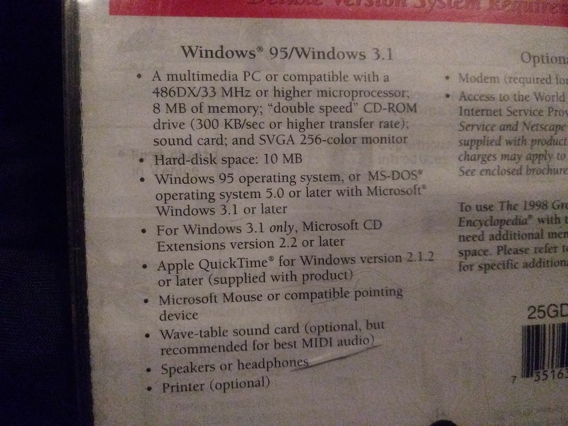 1998 Grolier MULTIMEDIA ENCYCLOPEDIA - PC Software gallery