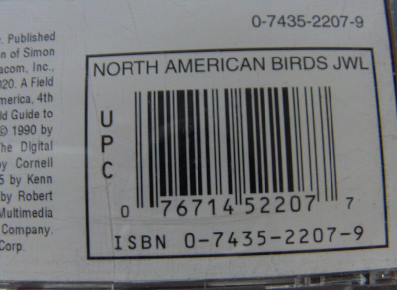 Simon & Schuster CD North American Birds w/ Roger Tory Peterson Win 95 & 98 gallery