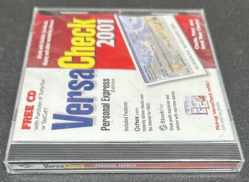VersaCheck 2001 Personal Express Edition PC Computer Print Checks Software (New) gallery
