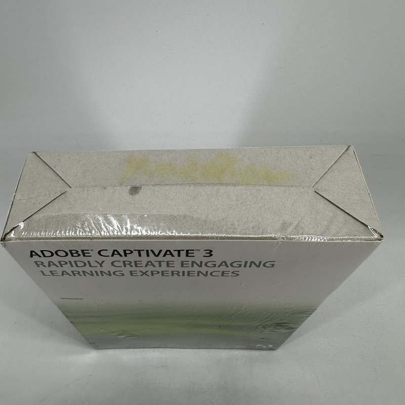 Adobe Captivate 3 Software for Windows New Sealed Box Training eLearning CD OEM gallery
