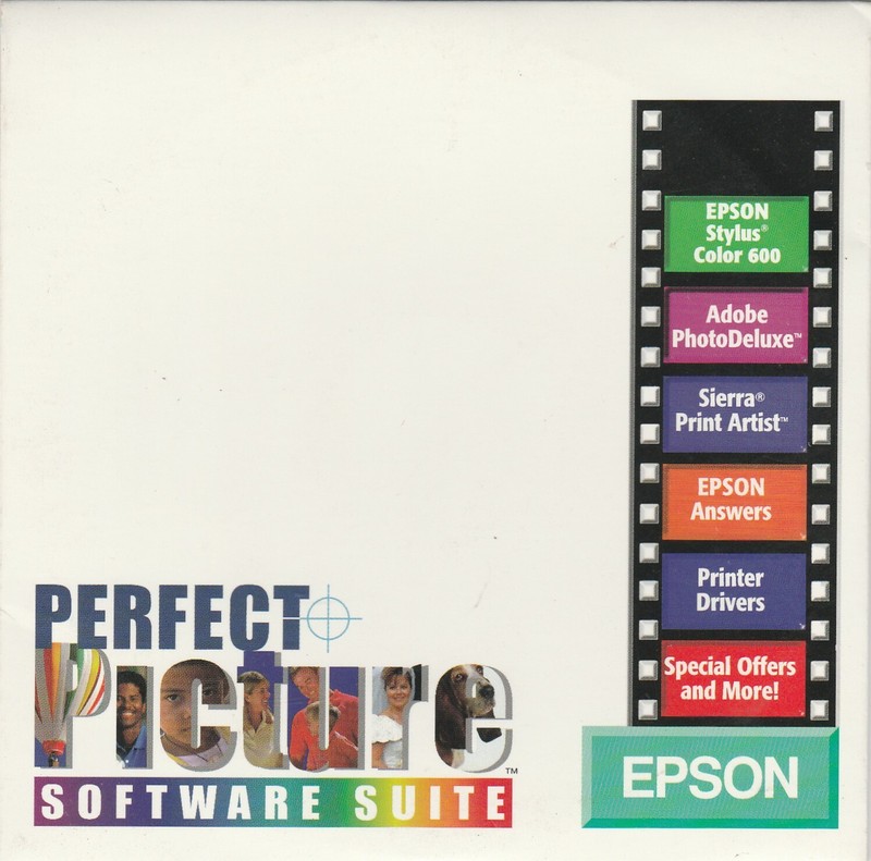Epson Perfect Picture Stylus Color 600 by Epson ~ Win & Mac ~ 1997 ~ CD-ROM