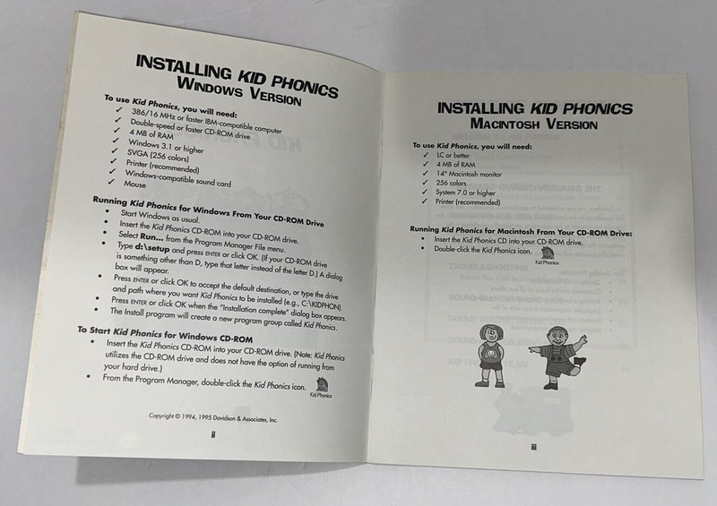 Davidson's Kid Keys The Magical Typing Tutor Software Manual Vtg Macintosh 1995 gallery