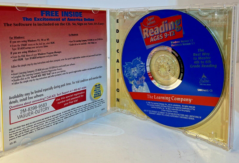Super Solver Reading Ages 9-12 PC 1998 Game The Learning Company Prime Condition gallery