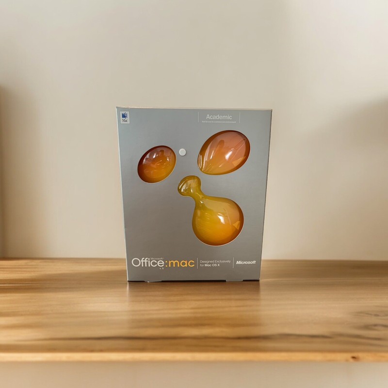 New RARE Microsoft Office: Mac v. X for OS X Requires Mac OS X Academic Apple