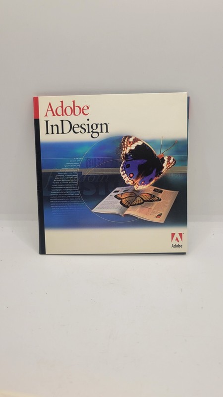 Adobe InDesign 1.0 For Macintosh Full Version Big Box Apple Computer USED READ gallery