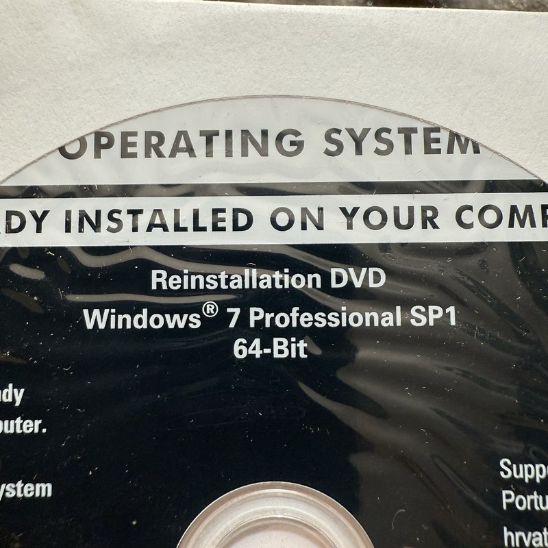 Dell Windows 7 Professional SP1 64 Bit Reinstallation DVD gallery