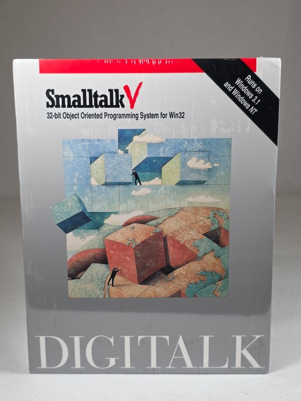 Digitalk Smalltalk/V 2.0 Win32 Sealed Vintage Software Windows NT Windows 3.1