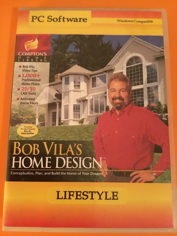 Bob Vila’s Home Design PC CD-ROM Lifestyle