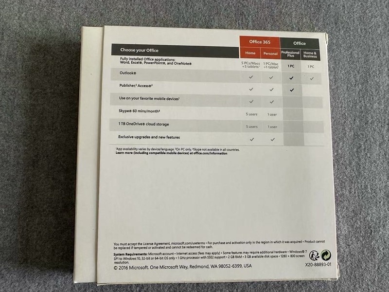 Microsoft Office 2016 Professional Plus DVD+Product Key Sealed | Verified 6 PCs gallery