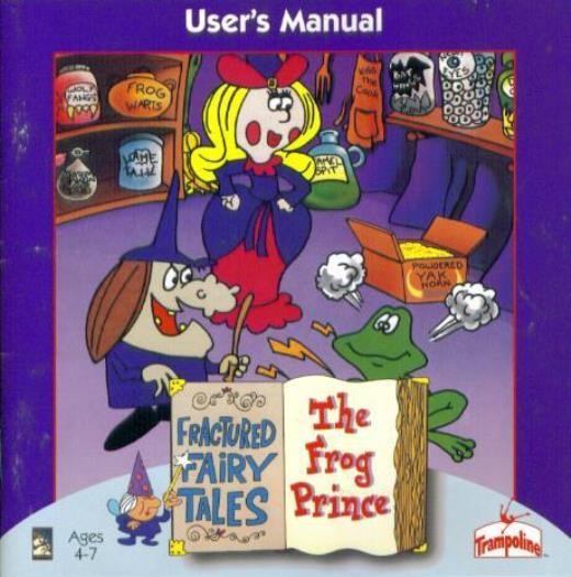Fractured Fairy Tales: The Frog Prince PC CD kids interactive story music game!