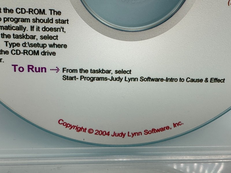 Intro to Cause & Effect Judy Lynn Software Increase User's Attention Span Track gallery