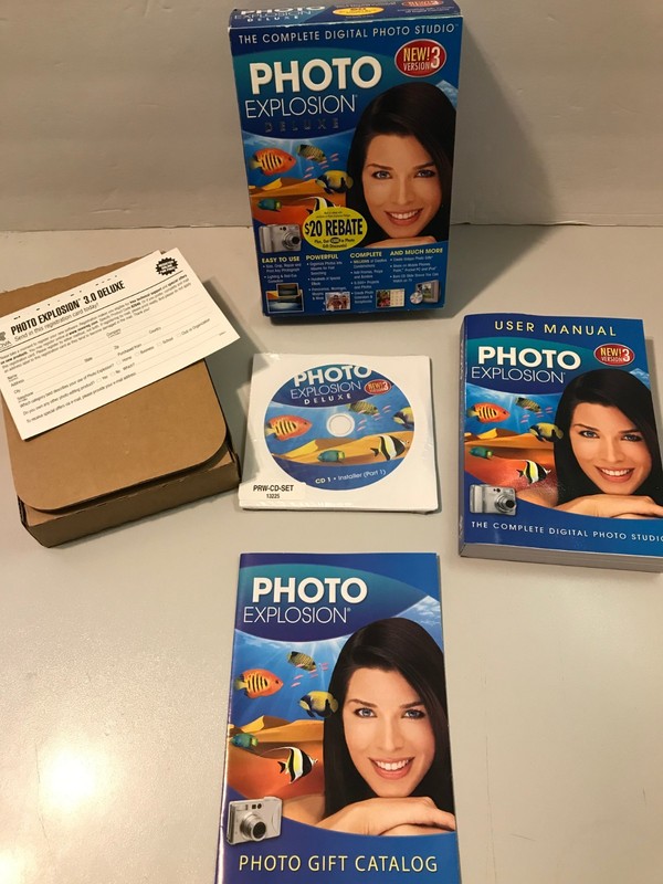 Photo Explosion Deluxe Windows Photo Editing Version 3 - Nova Development gallery
