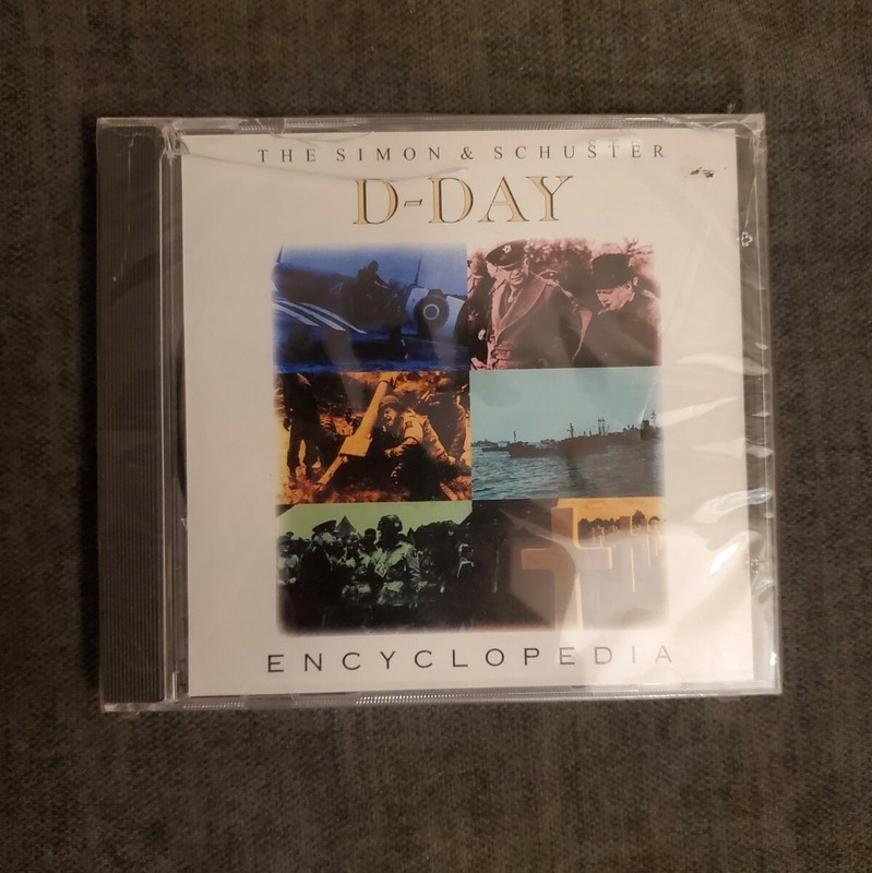 D-DAY Encyclopedia from Simon & Schuster (PC WIN CD-ROM JEWEL CASE) Sealed!