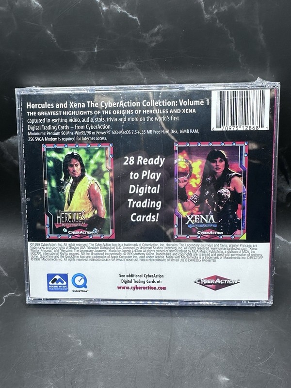 Sealed Hercules and Xena CyberAction Collection Volume 1 CD-ROM 1999 New gallery