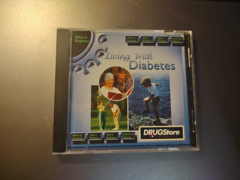 living with diabetes drugstore pharmacy CD-ROM Mac And Windows Compatible 1996