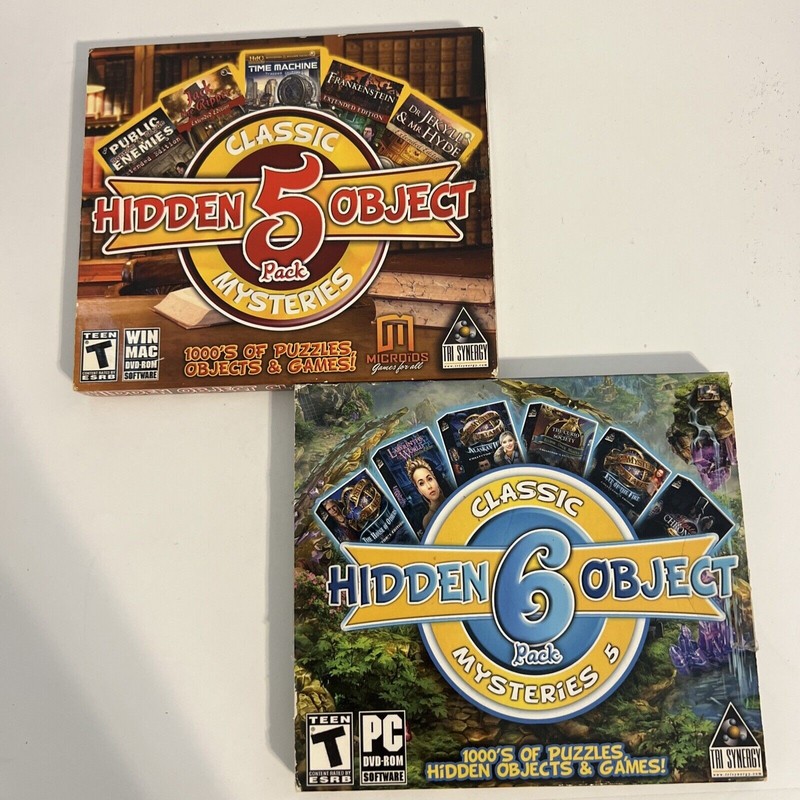 Hidden Object Classic Mysteries 5 – 6 Pack. PC DVD-ROM Game