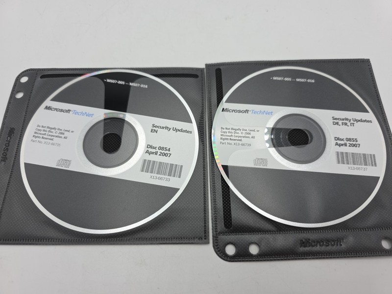 MICROSOFT-TechNet security Updates EN DE FR IT MS07-005 ms07-016 April 2007