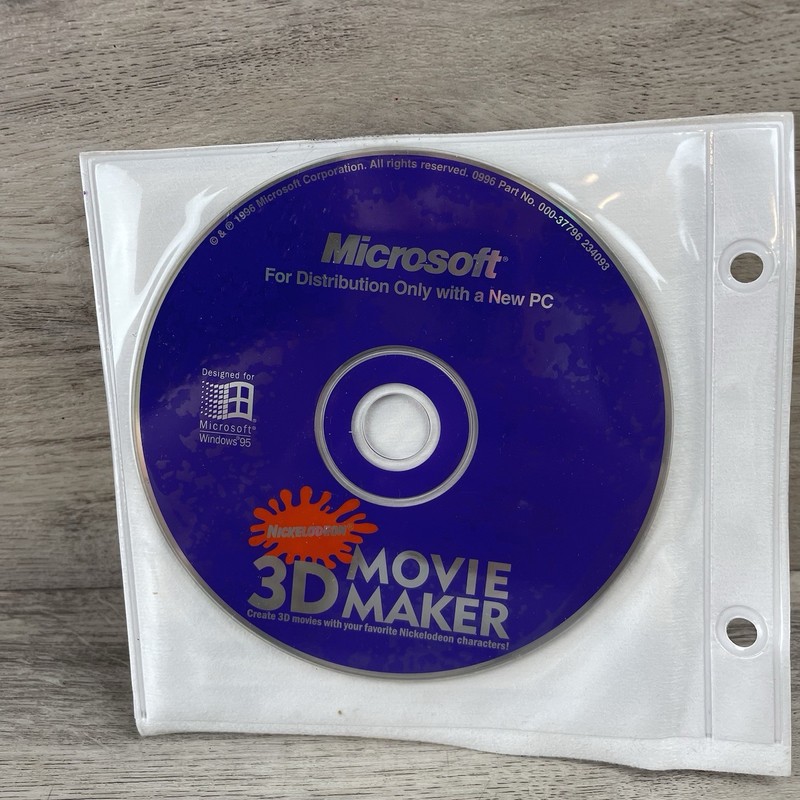 Microsoft Nickelodeon 3D Movie Maker 1.0 PC big box Windows 95 Ren And Stimpy gallery