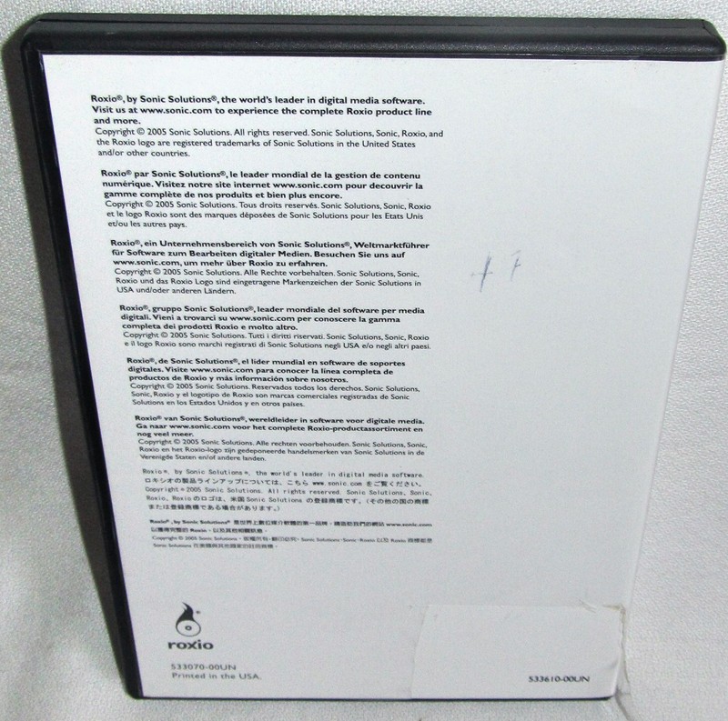 Roxio Easy Media Creator Suite 8 CD Burning Copy Edit Create Software gallery