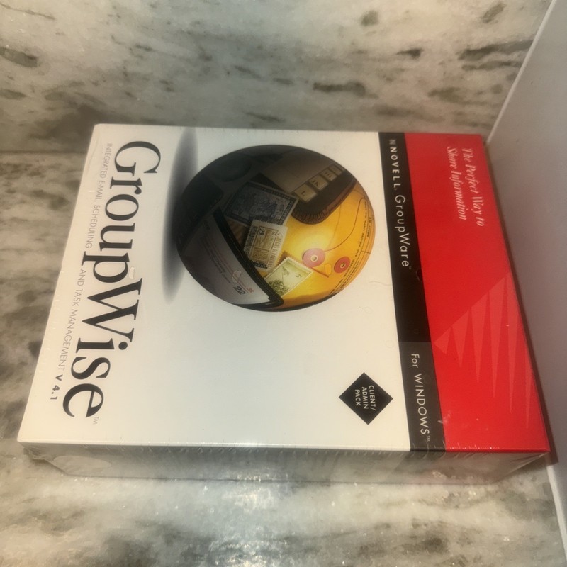 Vtg Novell Groupwise V 4.1 User's Guide GroupWare For Windows 1994 USA FAST SHIP gallery