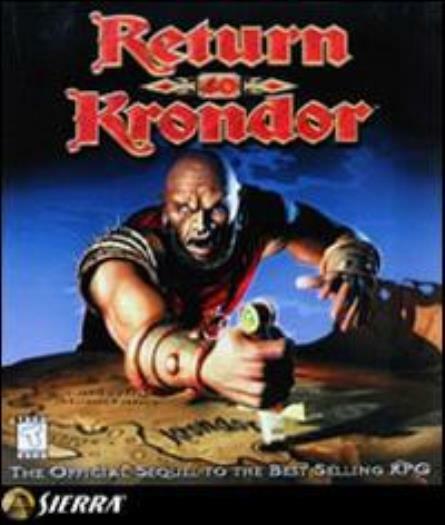 Return to Krondor + Manual PC CD sorceress mage wizard thief role-playing game!