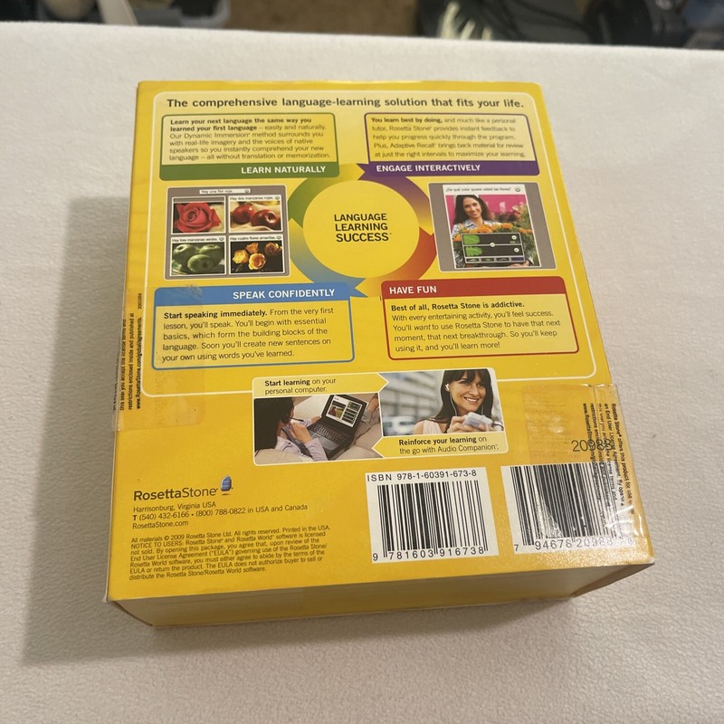 Rosetta Stone Spanish Espanol Level 1 & 2 CDs Version 3, No headphones gallery