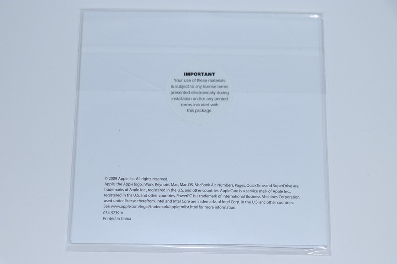 9.0.3 iWork 9.0 Macintosh Mac Install Software DVD Disc Pages Numbers Keynote gallery