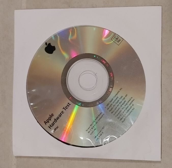 Apple Hardware Test CD Disc for eMac Version 2.0.1