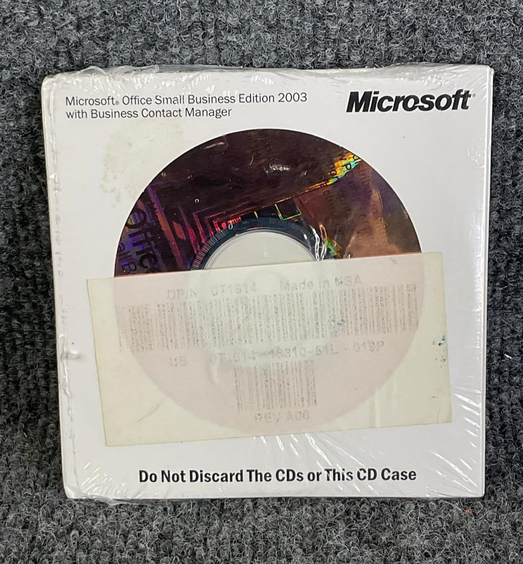 Microsoft MS Office 2003 SBE Small Business Edition Contact Manager