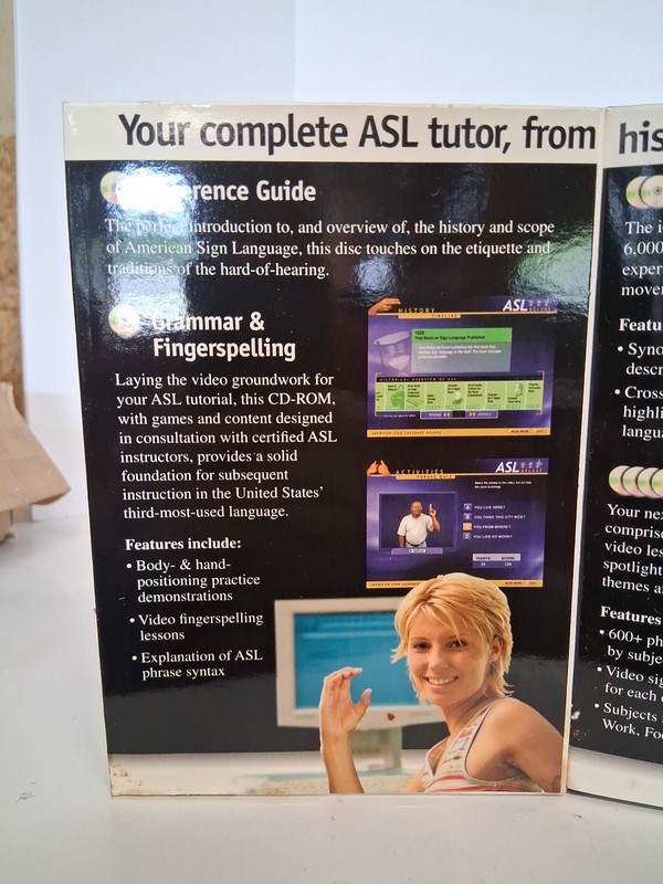 American Sign Language Deluxe Edition Instant Immersion 8-CD ROM gallery