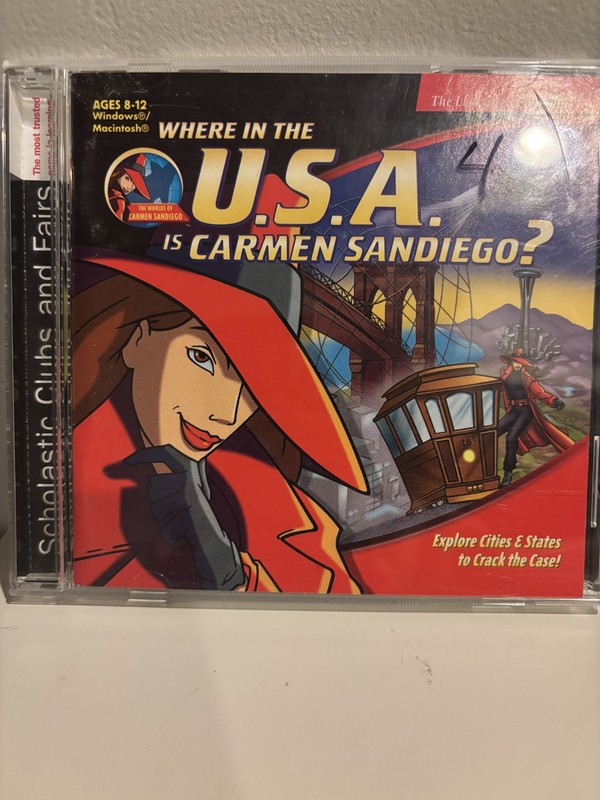 Where in the USA is Carmen Sandiego – CD-ROM Game for Windows