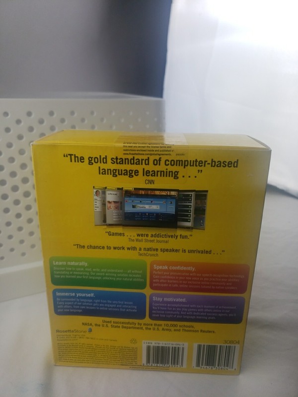 Rosetta Stone Spanish (Spain) Level 1-5 Set Originally New Sealed Rare gallery