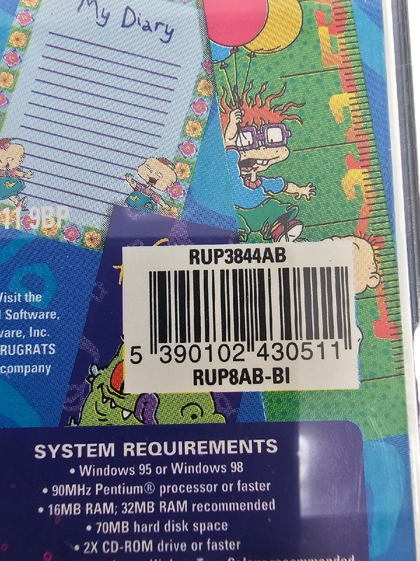 Vintage 90s Rugrats Print Shop Special Edition PC CD-ROM Game | Windows 95/98 gallery