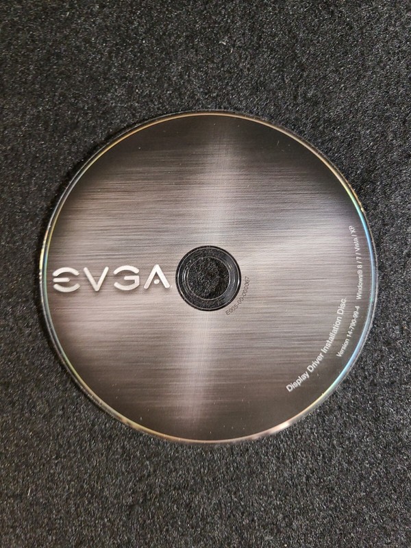 Nvidia GeForce EVGA Display Installation Disc Version 14-790-99-4 Windows 8