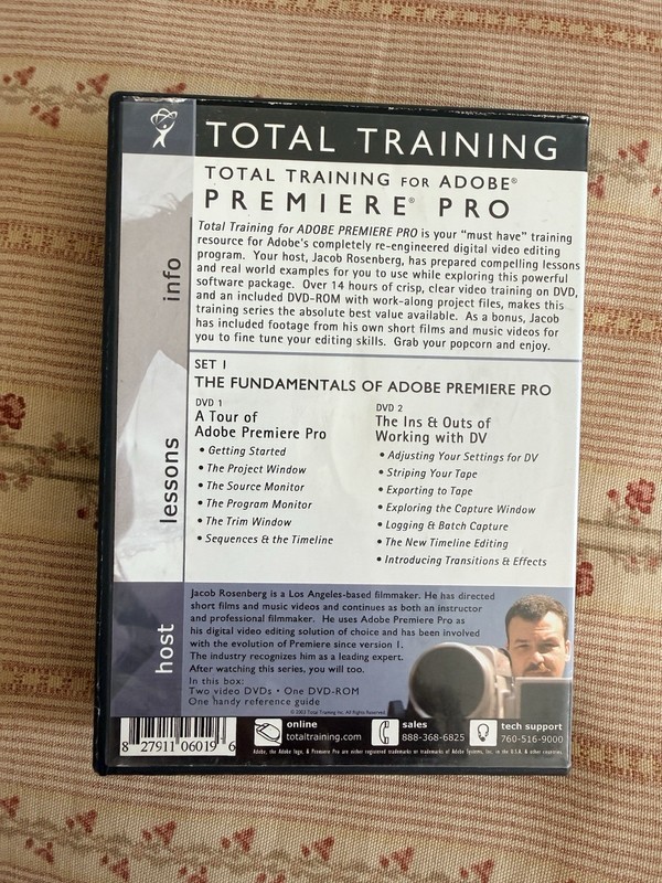 Total Training For Adobe Premier Pro Set 1 ,2 And 3 (DVD/DVD-ROM, 2003)⭐️⭐️⭐️⭐️ gallery